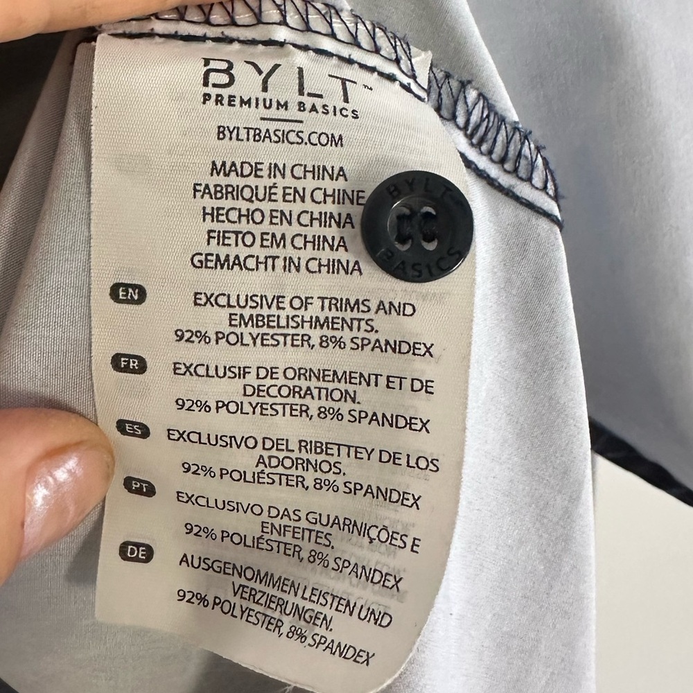 Bylt Basics Riviera Button Down Pattern Shirt Men… - image 6